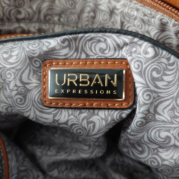 GUC UrbanExpressions Maisy Messenger Tan Vegan Lthr Flap Shoulder/Crossbody Bag - Picture 10 of 16